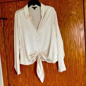 Elegant Cream Women's Top